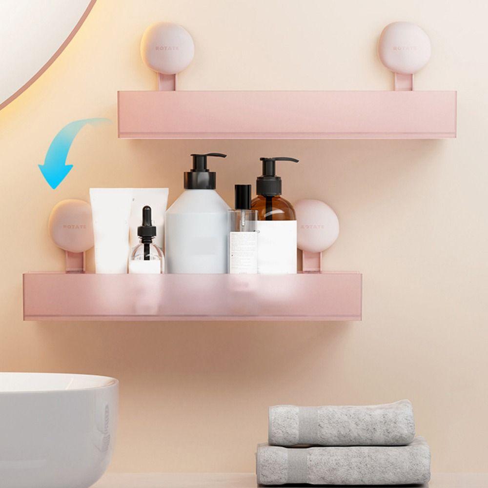 Wall Mounted Wall Hanging Storage Rack Frosted Cosmetics Storage Rack For Home