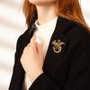 Winged Dragon Brooch Retro Colorful Dragon Brooch Pin Decorative Alloy Lapel Pin Clothes Accessory for Backpack Hats Jackets Decoration