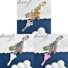 Creative Keychain With Heart Shape Pendant For Fashion Enamel Keyring Gifts For Teens