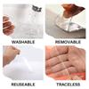 Double-Sided Adhesive Tape Extra Strong Sticky Removable Traceless Reusable Washable Nano Transparent Tapes for Home Carpet Wall