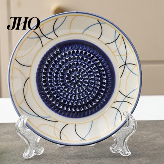 Tritaghiaccio per Aglio Piatto Grattugia in Ceramica Ciotola, Spremiaglio Manuale Zester Grattugia Frutta Zenzero Piatto Mescolatore Piatto, Vassoio Tutto-in-Uno per Preparazione e Servizio, Cucina Moderna Minimalista