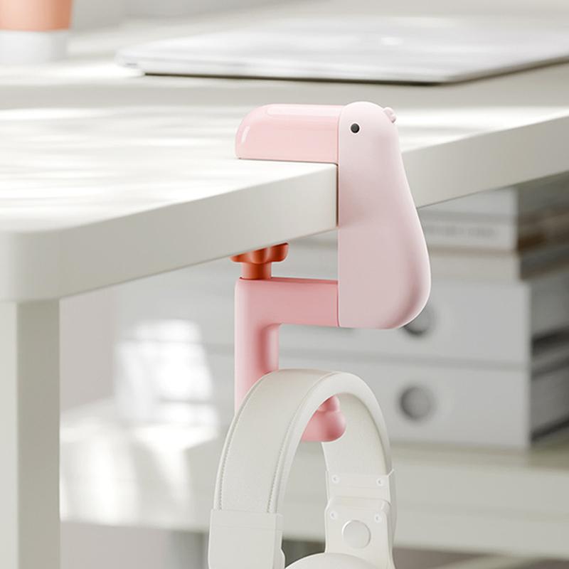 Punch-Free Hanging Bag Hook Cute  Student Desk Side Hanging Bag Artifact Desk Edge Hook Gaming Headset Desk Hanger
