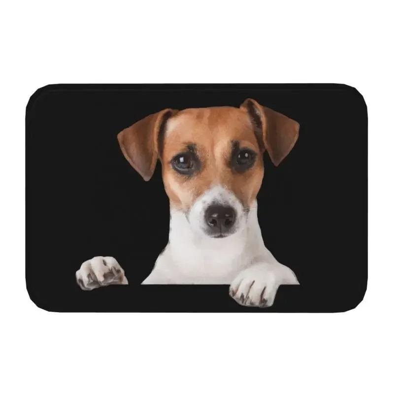 Van Gogh Starry Night Art Style Dog Living Room Door Mat Carpet Classic Painting Beret Dog Pattern Anti-slip Rug for Home Decor