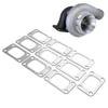 Set 10 buc Garnituri Turbo Flanșă T3 Grafit Aluminiu Potrivit pentru T34 T35 T38 GT35 Turbo