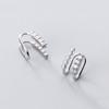 Ear Hole Ear Cuff Double Layer Zinc Zinc Alloy  Ear Bone Clip Cartilage Clip Clip Earrings Ear Clip