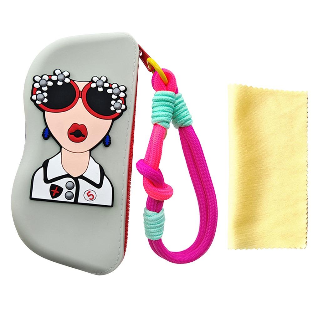 Portable Multifunctional Glasses Bag Dustproof Silicone Coin Purse Waterproof Cosmetic Bags