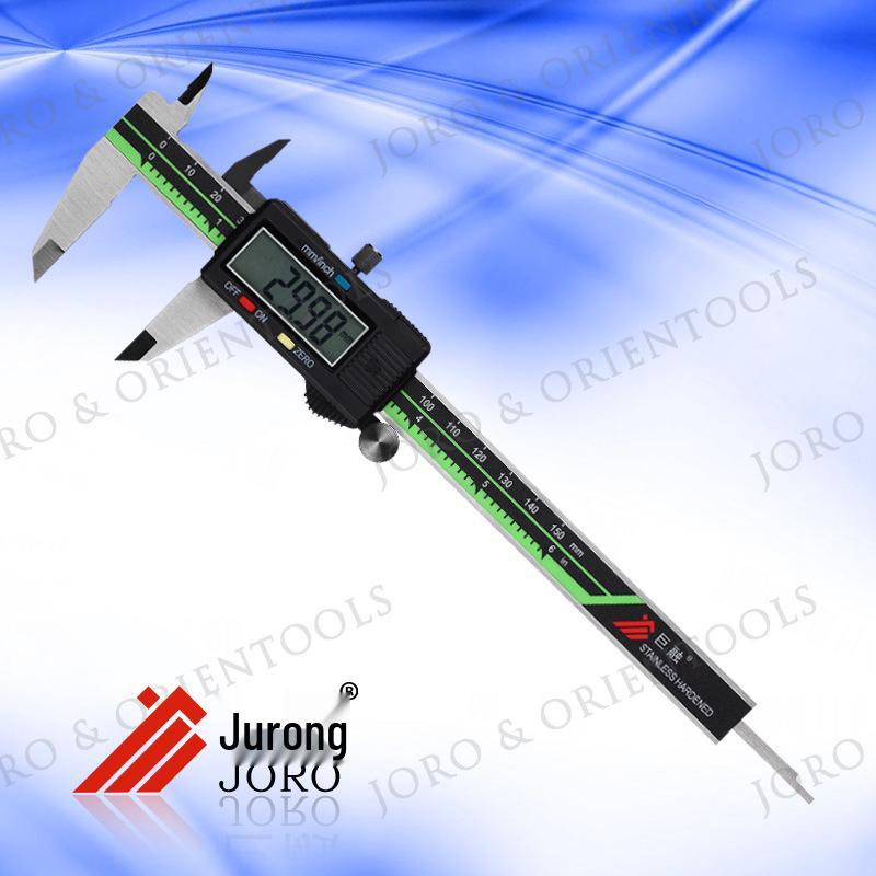 JURONG 0-150mm Stainless Steel Digital Caliper - High Precision Accurate Measurement 0-150mm