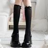 Black And White Lace Socks Spring And Summer Thin Mesh Medium Tube Stacking Socks Sweet Lolita Japanese Stockings Tide