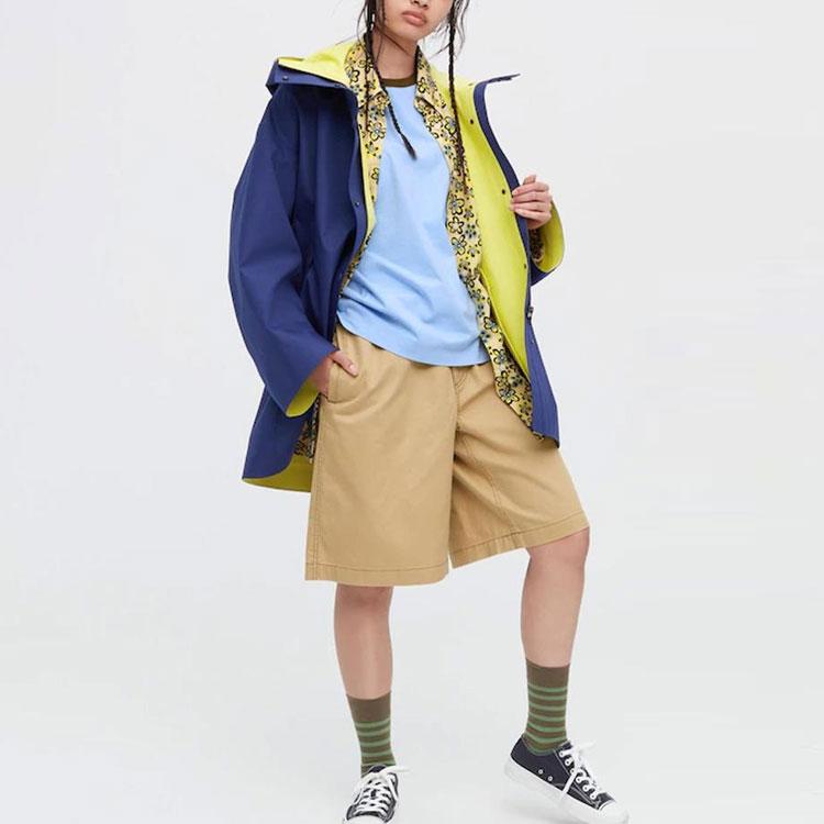 Uniqlo X MARNI Wide Fit Boxy Shorts (Asia Sizing) Beige Unisex Streetwear 449563-31