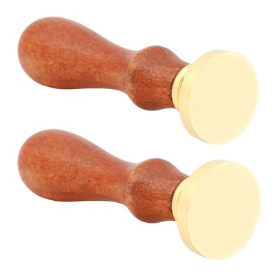 DIY Carving Blank Sealing Wax Stamp Metal Wood Handle Antique Sealing Wax Stamp