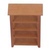 Doll House 4 Layers Shelf Vivid Lifelike Appearance Pure Color 1:12   Flower Stand for   Decoration Gifts