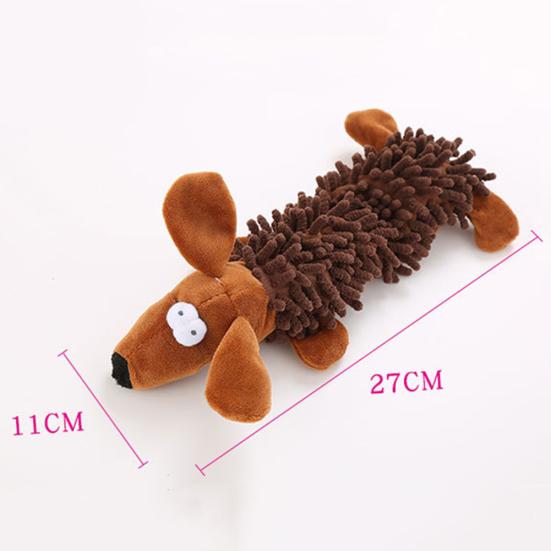 Evcil Köpek Yavru Köpek Sevimli Domuz Ördek Su Aygırı Şeklinde Peluş Oyuncak İnteraktif Oyun Çiğneme Oyuncağı
