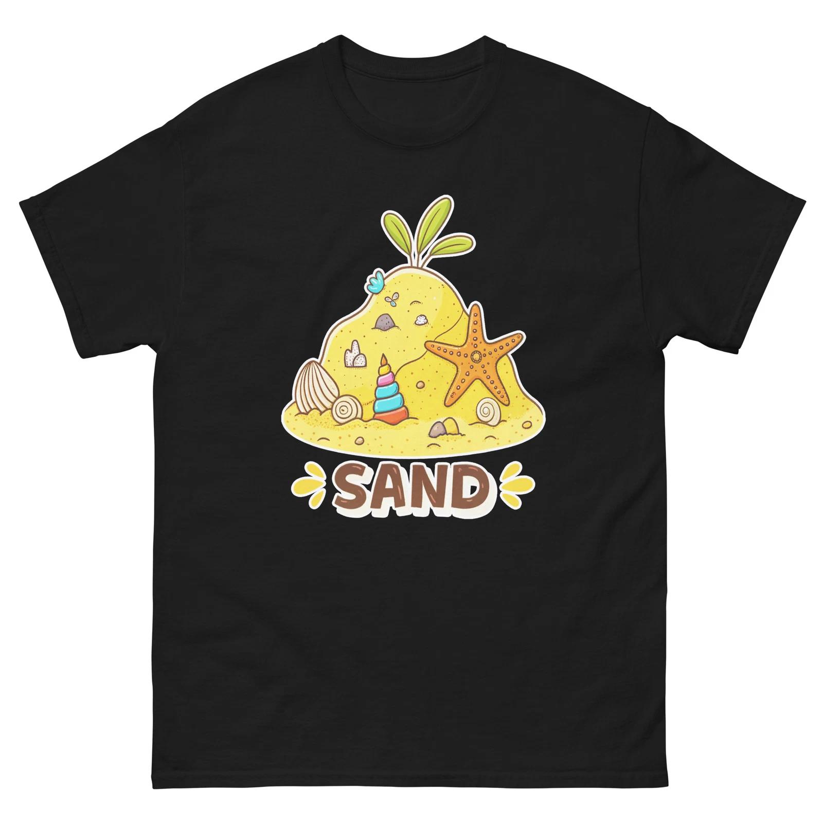 Sand Ocean Beach Water Marine T-Shirt XL