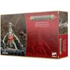 Figurine Orruk Warclans Boss Bestiaire Sur Troggoth Fangebrute - Games Workshop Warhammer AoS - Bleu/rouge/gris