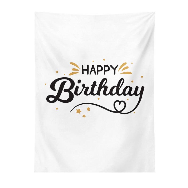 Birthday Party Hanging Cloth Home Wall Decoration Tapestry Office Living Room Tapestry