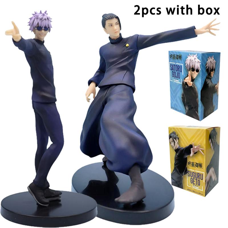 10cm jujutsu kaisen figure suguru geto & gojo satoru action figures anime model statue collection model  toys birthday gifts