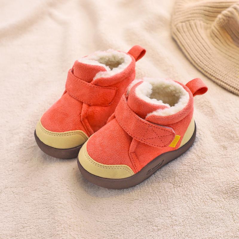

Y Baby Girls And Boys Soft Patchwork Casual Cotton Shoes Toddler Nonslip Warm Boots Infants Korean Fashion Hightop Sneakers 15
