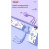 Newman XS23 3-in-1 Retractable 66W Fast Charging Data Cable for Apple, Huawei, and Xiaomi - Customizable with LOGO