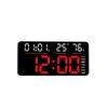 New LED Alarm Clock Large Size Digital Electronic Wall Clock Living Room Simple Week Large Screen Silent