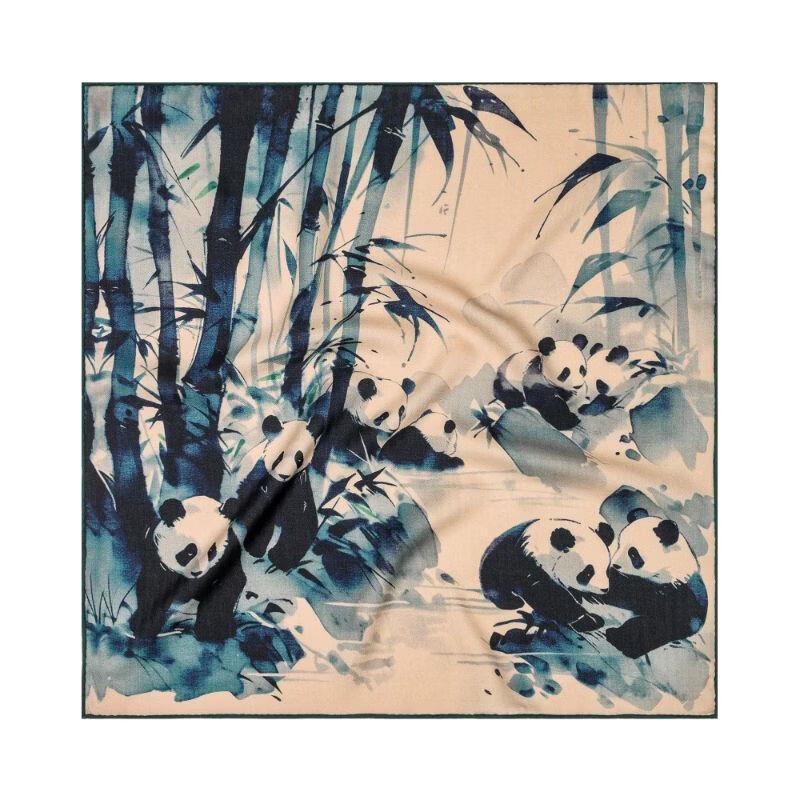 TXRMDX Men s High-End Wool Silk Scarf One Size