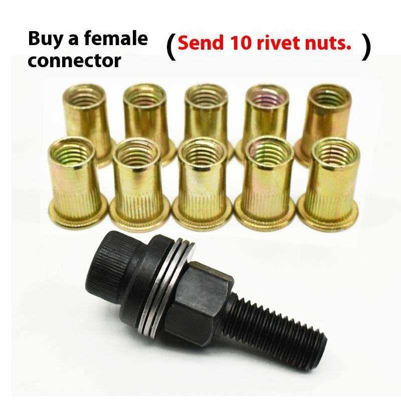 11-teiliges Hand-Nietmuttern-Montagewerkzeug-Set für M3 M4 M5 M6 M8 M10 M12 Muttern