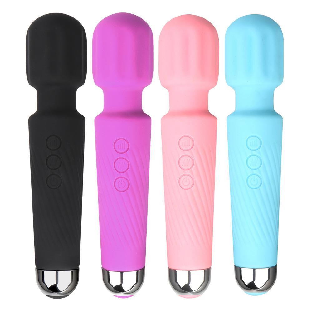 USB akumulator magiczna różdżka potężny masażer ciała wibrator do łechtaczki AV wibratory zabawki erotyczne dla dorosłych dla par produkty erotyczne