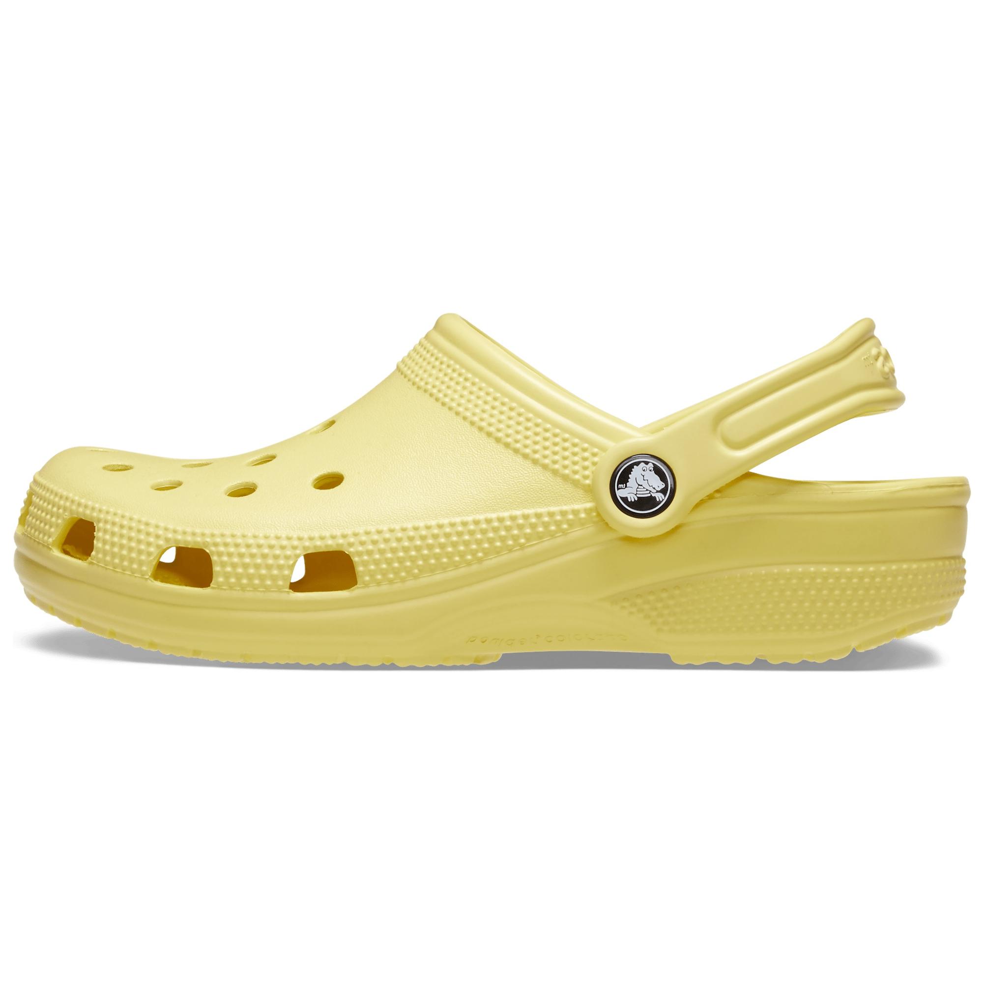 

Crocs Классические клоги универсальные и удобные дырчатые туфли унисекс желтые 36-37 жёлтый