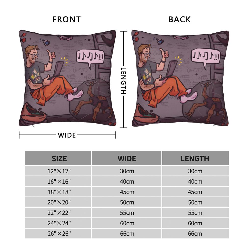Project Hail Mary Square Pillow Cases Ryland Grace Rockys Cushion Cover Custom Polyester Decorative Pillowcover for Car 40*40cm