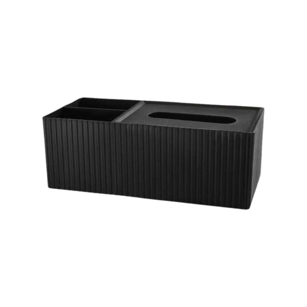 3 Compartments Napkin Holder Removable Lid Desktop Organizer Modern Tissue Dispenser  Bedroom
