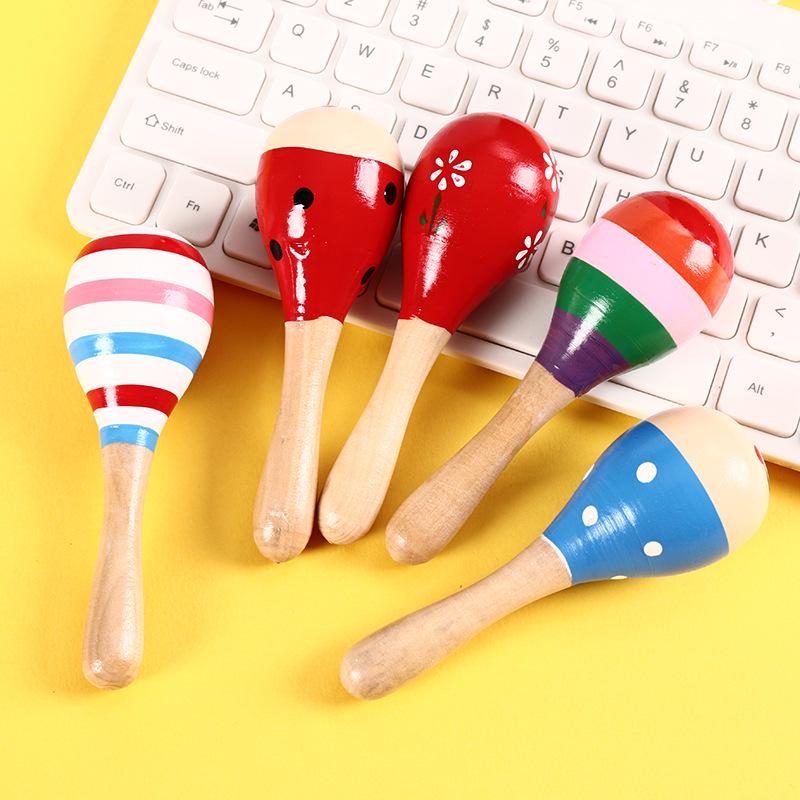 

Деревянные маракасы Детский перкуссионный инструмент - Музыкальная игрушка для раннего развития