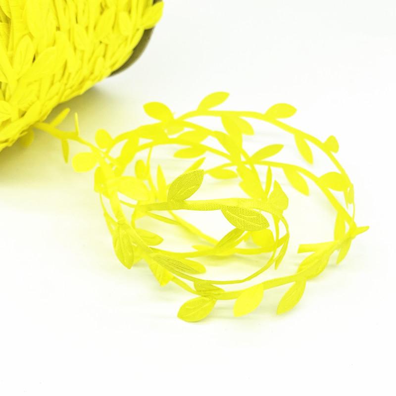 10M Silk Leaf-Shaped Handmake Artificial Green Leaves Hanging Vines Wedding Decoration DIY Wreath Gift Scrapbooking Craft