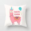 Cute Cartoon Alpaca Cushion Cover Creative Alpaca Printed Decorative Pillow Cover Alpaca Pillow Cover Sofa