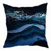 Blue Abstract Marble Print Pillowcase Sale Peach Leather Velvet Home Pillow Sofa Cushion Cover
