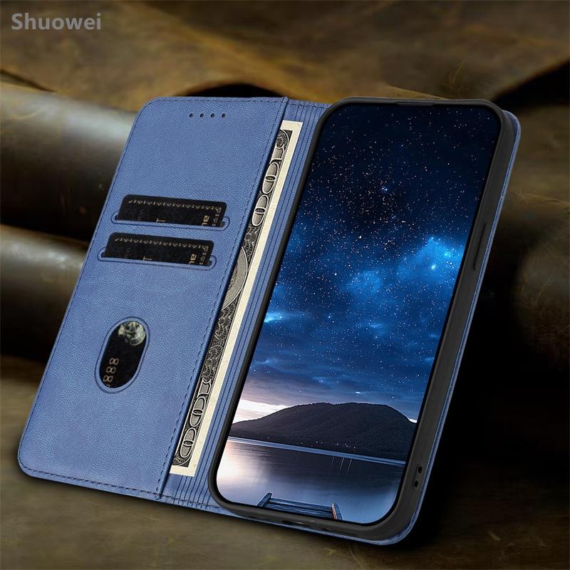 Flip Phone Case Tecno Spark GO 1 10 10C 20 20C 30 2024 2025 Pro 4G Leather Wallet Cover Casing