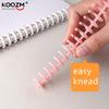 30 Holes Loose-leaf Plastic Binding Ring Spring Spiral Rings Binder Strip For A4 Paper Notebook Stationery Office Supplies