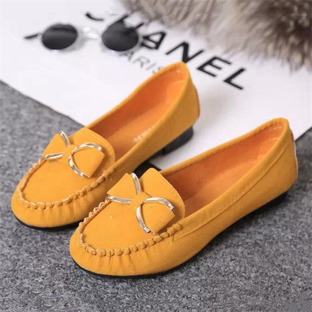 2024 Summer Fashion Casual Lofers Women's Candy Color Slip On Flat Shoes Ballet Flats Women Elegant Butterfly-Knot Office Shoes