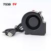 5V USB DC 7,5cm 7530 7515 75x35mm 75x15mm Vzduchový turbo ventilátor Přenosný ventilátor na grilování s rychlostí pro venkovní kempování a vaření