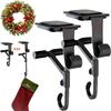 Adjustable Stocking Hangers Heavy Duty Mantel Holders Hanger Practical Garland Stocking Hangers