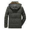 Autumn and Winter New Cashmere Thickened Plus-size Men's Cotton-padded Jacket Long Plus-size Warm Cotton-padded Jacket