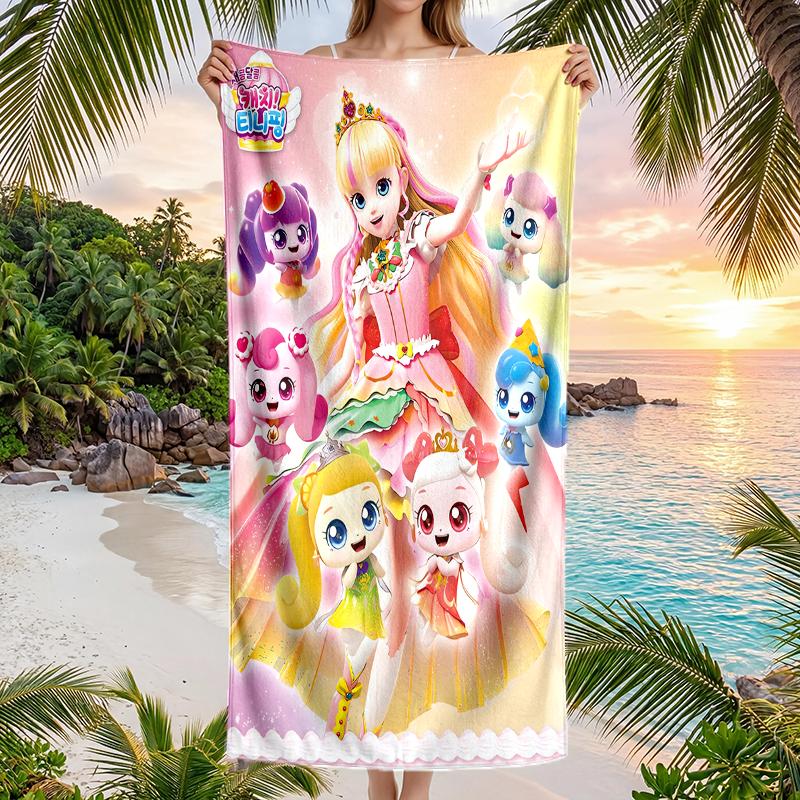 Magic Sweety Fashion Beach Towel: Ideal for Summer Adventures Soft, Absorbent and Quick Drying Suitable for Swimming and Bathing