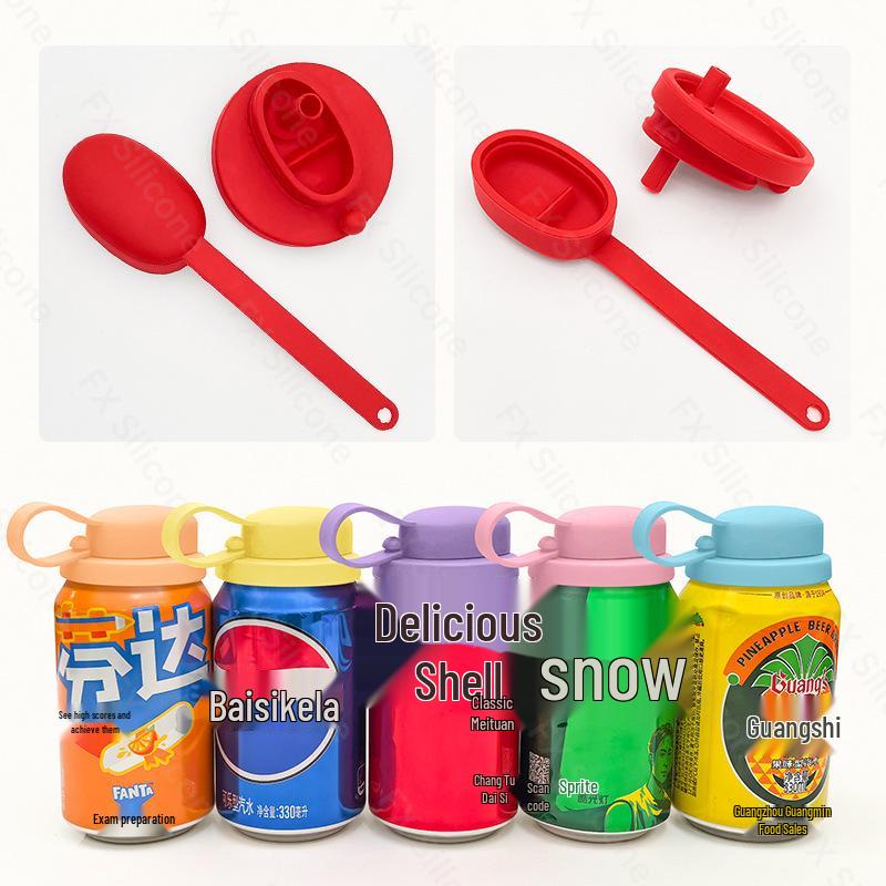 Silicone Portable Leak-Proof Cup with Sealing Straw Lid