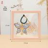 Crystal Tassel Horse Pendant Sachet: Cultural Brocade Keychain Gift