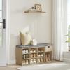 Shoe Cabinet with Seat - Sonoma - LHS024W11