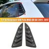 For Volkswagen VW Polo MK5 6R 6C 2011- 2017 Rear Triangle Window Louver Cover Side Vent Shutter Trim Car Accessories ABS Carbon