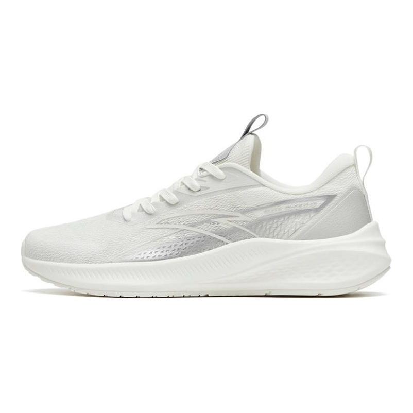 Anta Running Series Asphalt 99 Non-Slip Durable Low-Top Running Shoes Men Sneakers Silver White 912325519-1