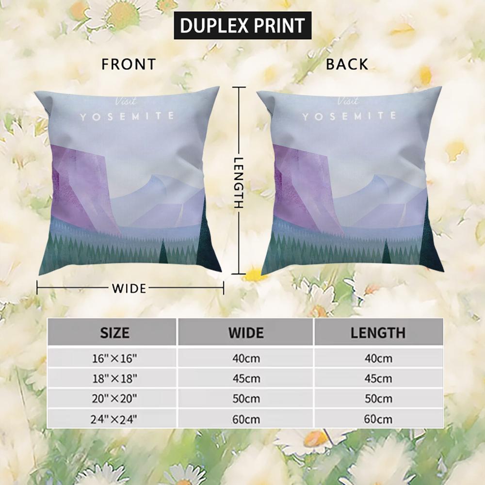 H-Henry Art Pillow Case For Car Sofa Decorative Home Double-sided Print Plush Square Throw Pillow Cushion Cover