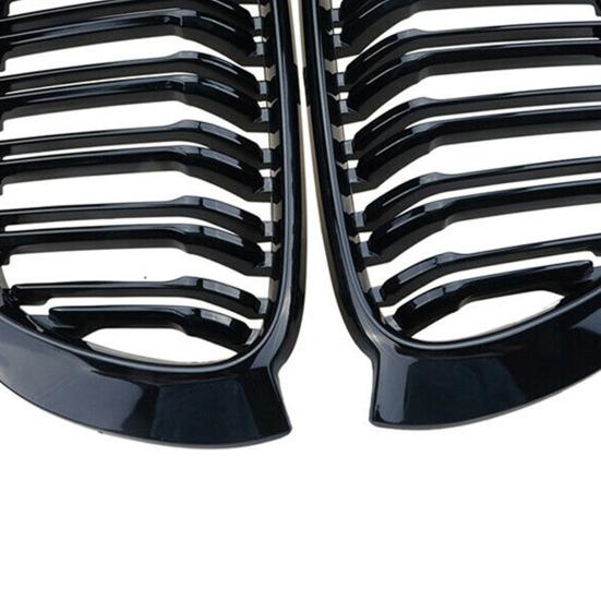 1 paar Glänzend Schwarz Front Nieren Gitter 51117338571 51117338572 51137367422 für BMW X3 X4 Serie F25 F26 14-16