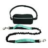 Running Waist Bag And Pet Leash Set with Reflective Strips Real Nylon Outdoor Dog Training Leash Set for Jogging And Exercise