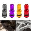 4pcs / Set Universal Motorcycle Car Wheel Tubeless Tire Valve Air Caps for Tire Valve Stem Aluminum Metal Air Valve Stem