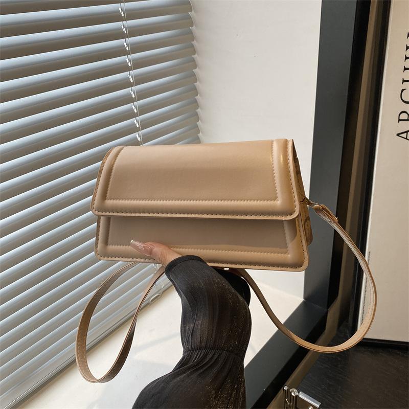 Premium Sense Small Bag Women 2025 New Trendy Versatile Shoulder Messenger Bag Ins Fashion Popular Niche Small Square Bag